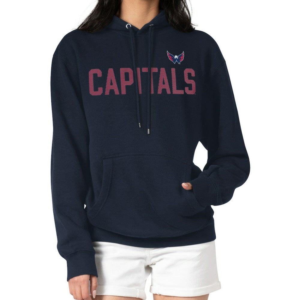 Washington Capitals G-III 4Her by Carl Banks Women's Dot Print Pullover Hoodie - Navy - NHL