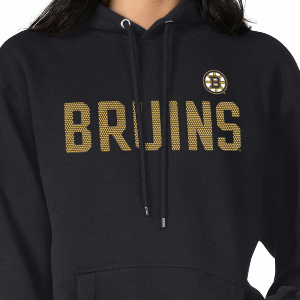 Boston Bruins G-III 4Her by Carl Banks Women's Dot Print Pullover Hoodie - Black - NHL