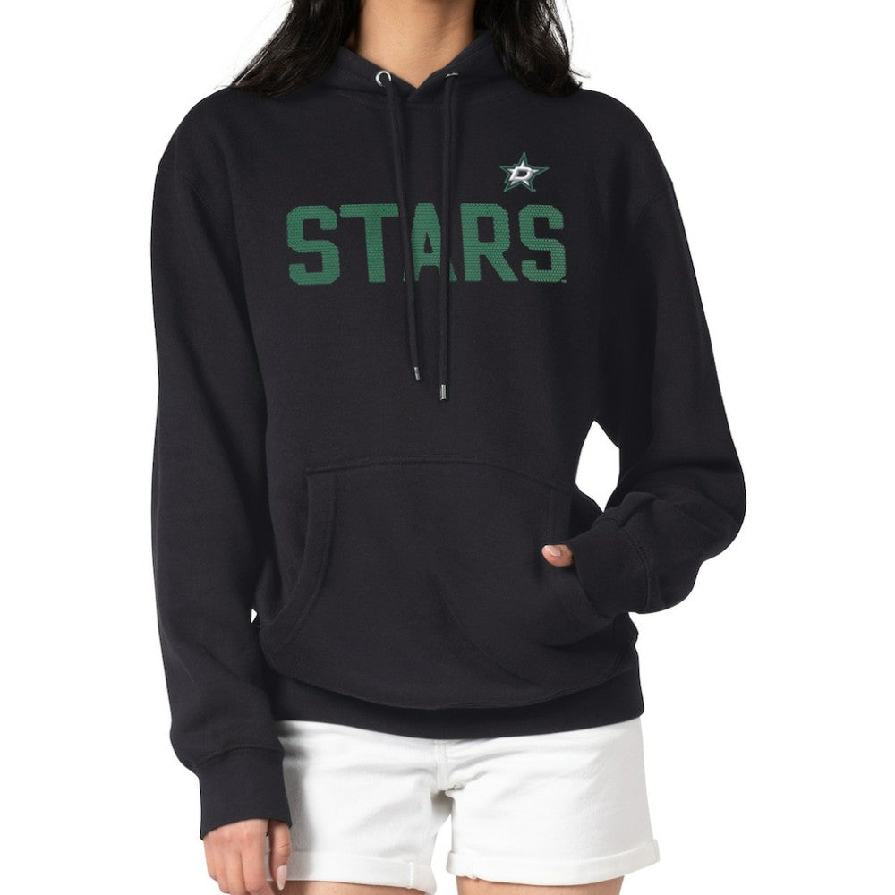 Dallas Stars G-III 4Her by Carl Banks Women's Dot Print Pullover Hoodie - Black - NHL