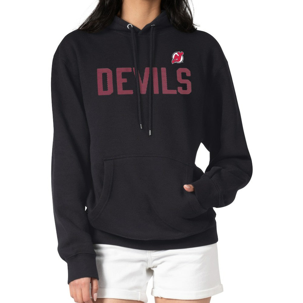 New Jersey Devils G-III 4Her by Carl Banks Women's Dot Print Pullover Hoodie - Black - NHL