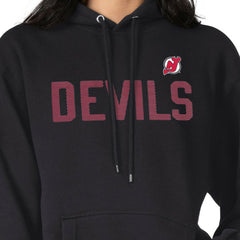 New Jersey Devils G-III 4Her by Carl Banks Women's Dot Print Pullover Hoodie - Black - NHL