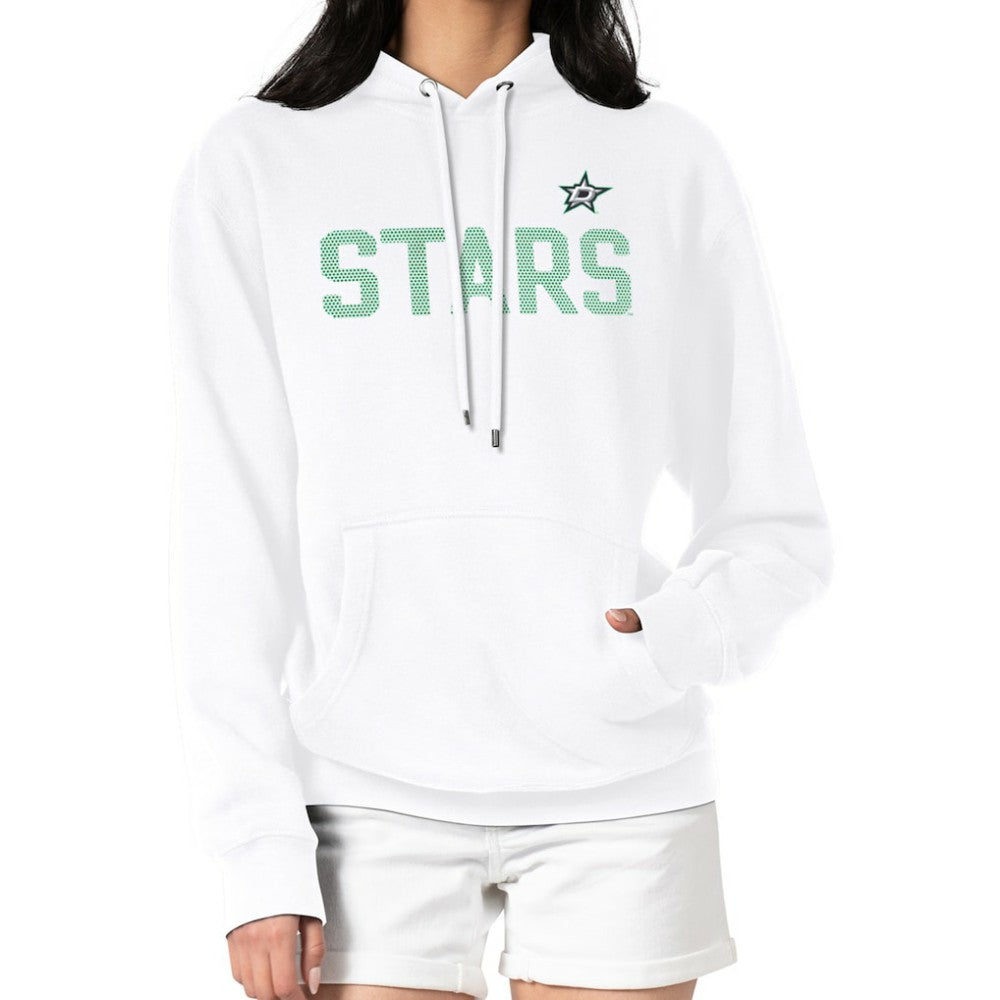 Dallas Stars G-III 4Her by Carl Banks Women's Dot Print Pullover Hoodie - White - NHL