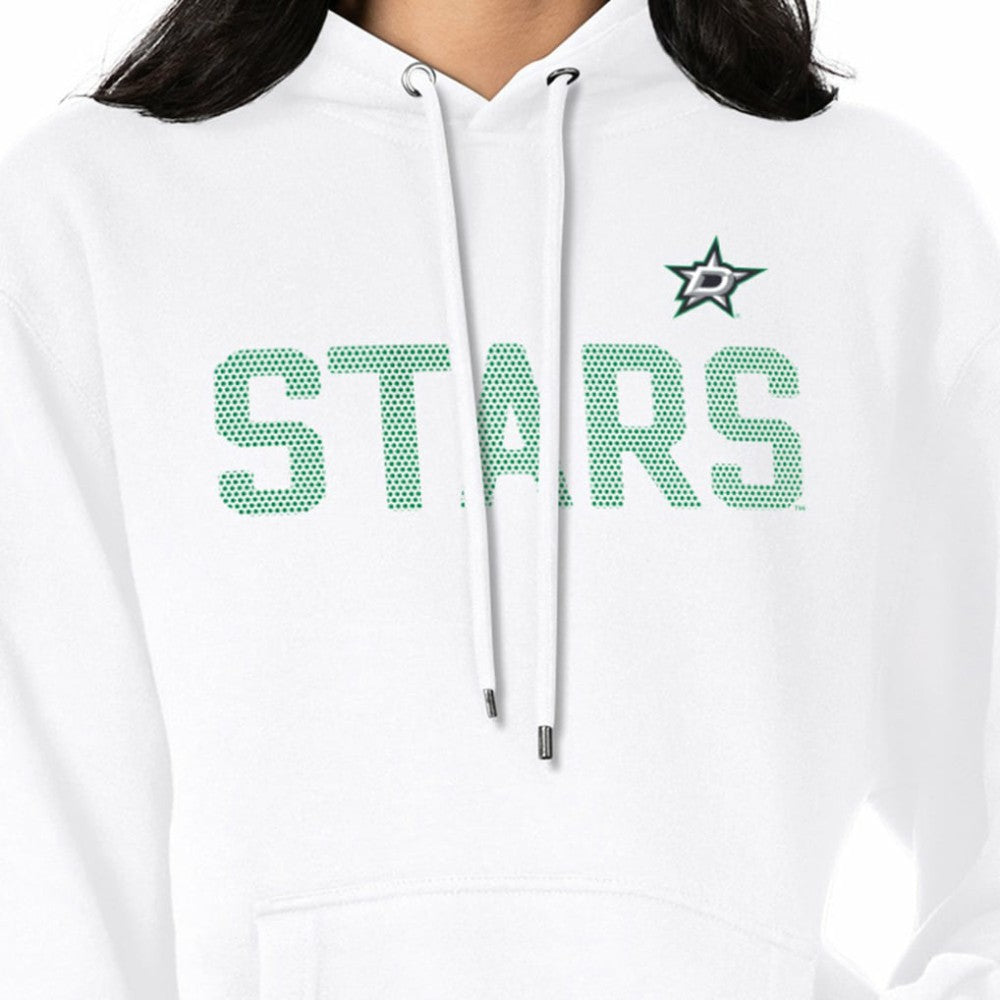 Dallas Stars G-III 4Her by Carl Banks Women's Dot Print Pullover Hoodie - White - NHL