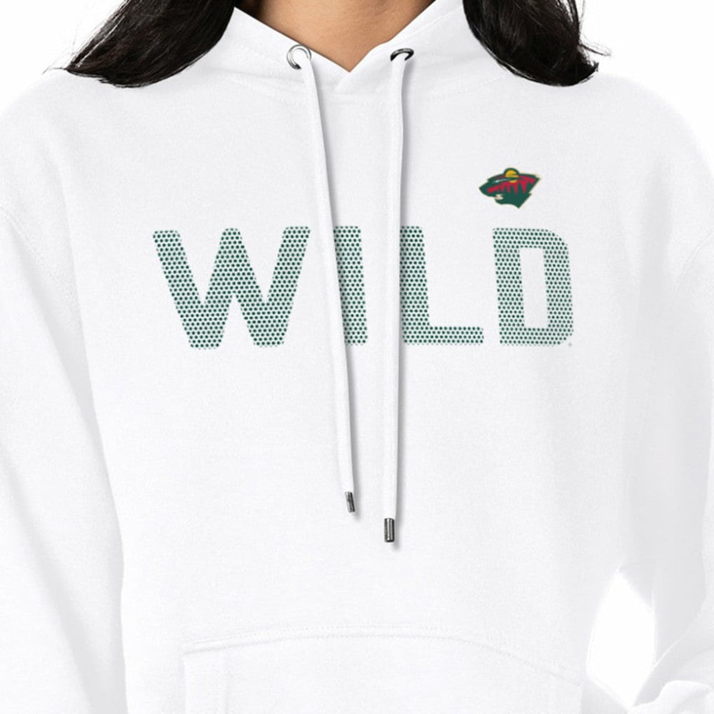 Minnesota Wild G-III 4Her by Carl Banks Women's Dot Print Pullover Hoodie - White - NHL