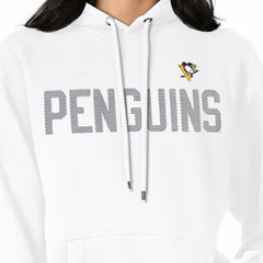 Pittsburgh Penguins G-III 4Her by Carl Banks Women's Dot Print Pullover Hoodie - White - NHL