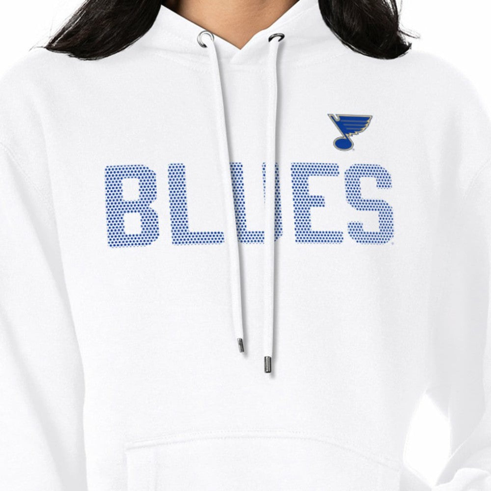 St. Louis Blues G-III 4Her by Carl Banks Women's Dot Print Pullover Hoodie - White - NHL