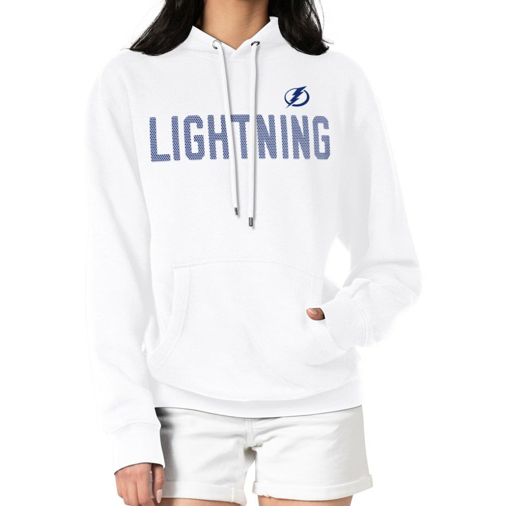 Tampa Bay Lightning G-III 4Her by Carl Banks Women's Dot Print Pullover Hoodie - White - NHL