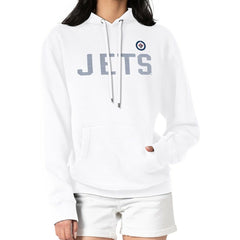 Winnipeg Jets G-III 4Her by Carl Banks Women's Dot Print Pullover Hoodie - White - NHL