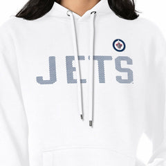 Winnipeg Jets G-III 4Her by Carl Banks Women's Dot Print Pullover Hoodie - White - NHL