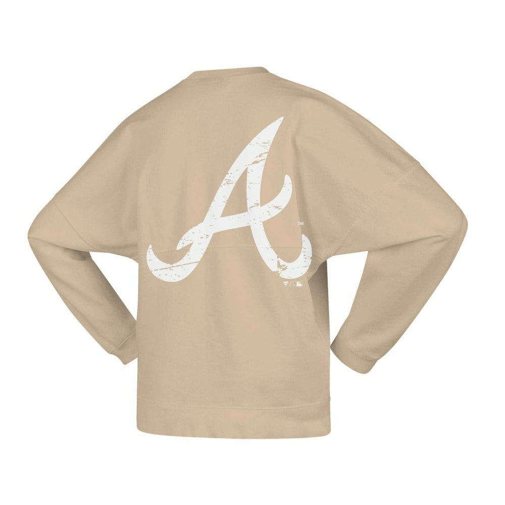 Atlanta Braves Fanatics Women's Branded Fleece Pullover Sweatshirt - MLB