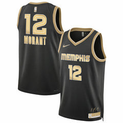 Ja Morant Memphis Grizzlies Unisex Select Series Swingman Jersey - Black - NBA