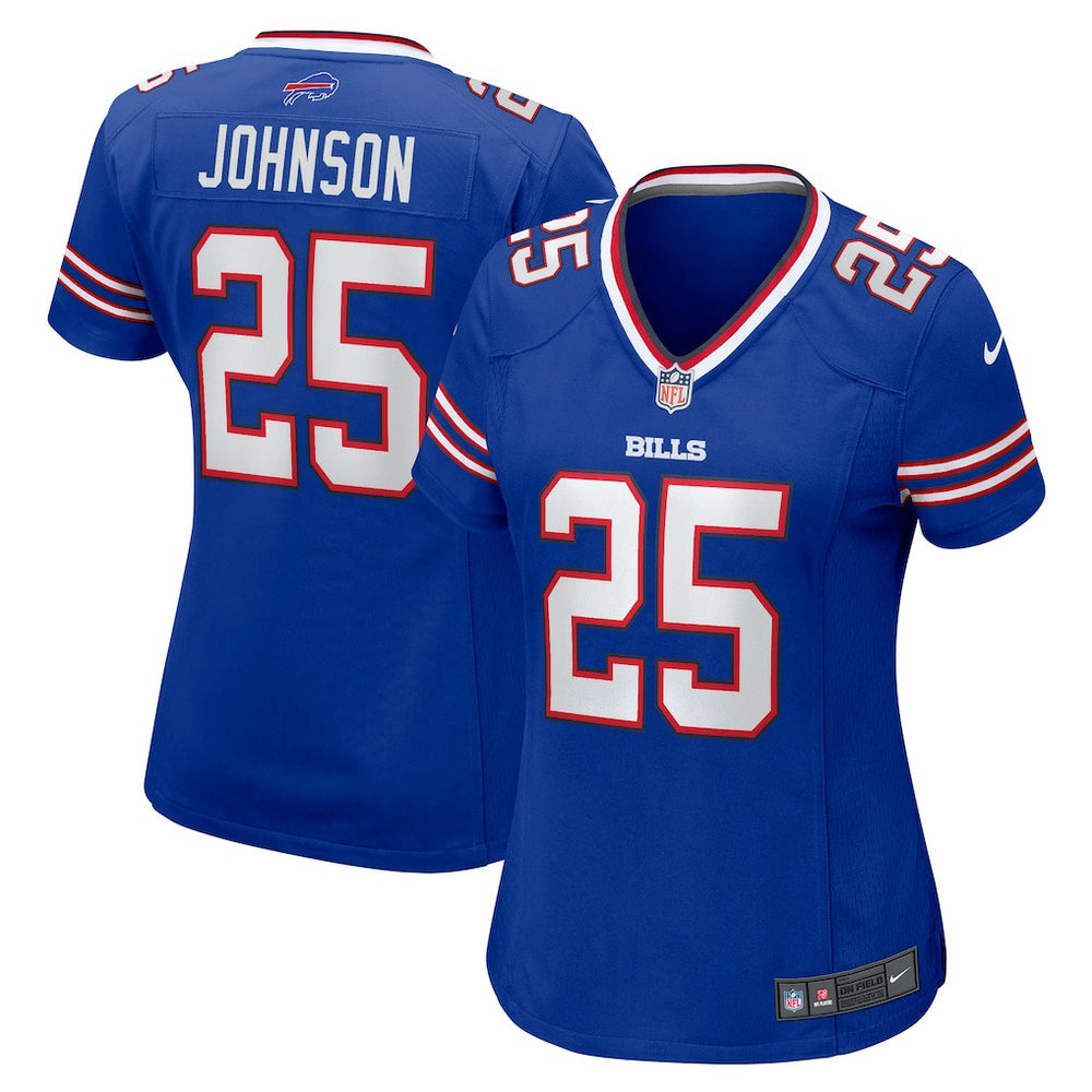 Ty Johnson Buffalo Bills Women's Team Game Jersey Royal | Nike for Sale