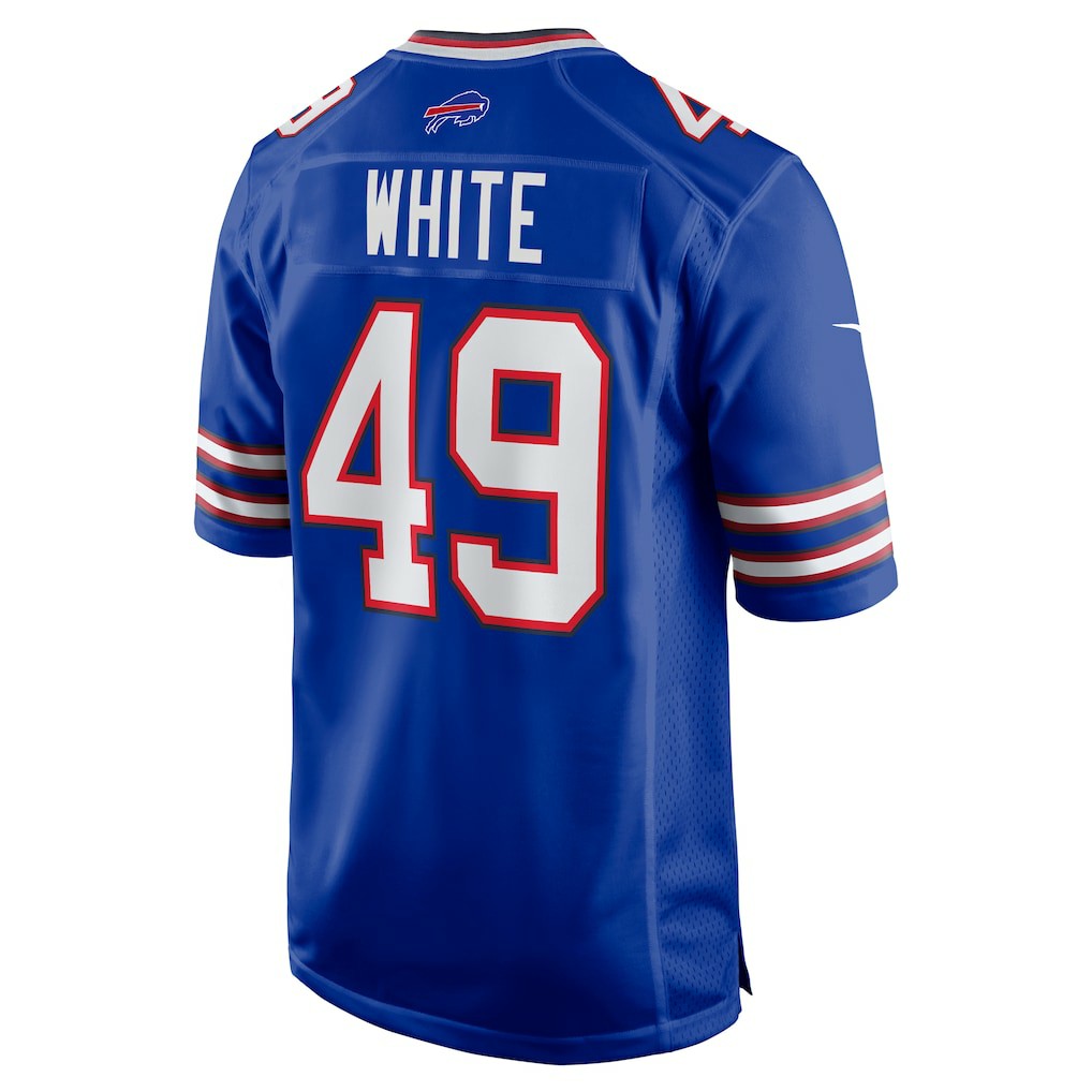 DaShaun White Buffalo Bills Team Game Jersey Royal | Nike for Sale