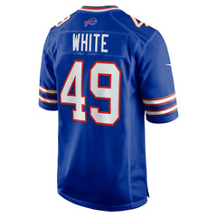 DaShaun White Buffalo Bills Team Game Jersey Royal | Nike for Sale