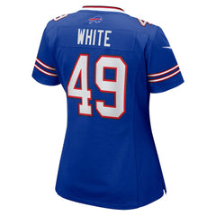 DaShaun White Buffalo Bills Women's Team Game Jersey Royal | Nike for Sale