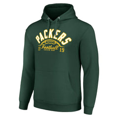 Green Bay Packers Starter Unisex Half Ball Team Fleece Pullover Hoodie Green | NFL