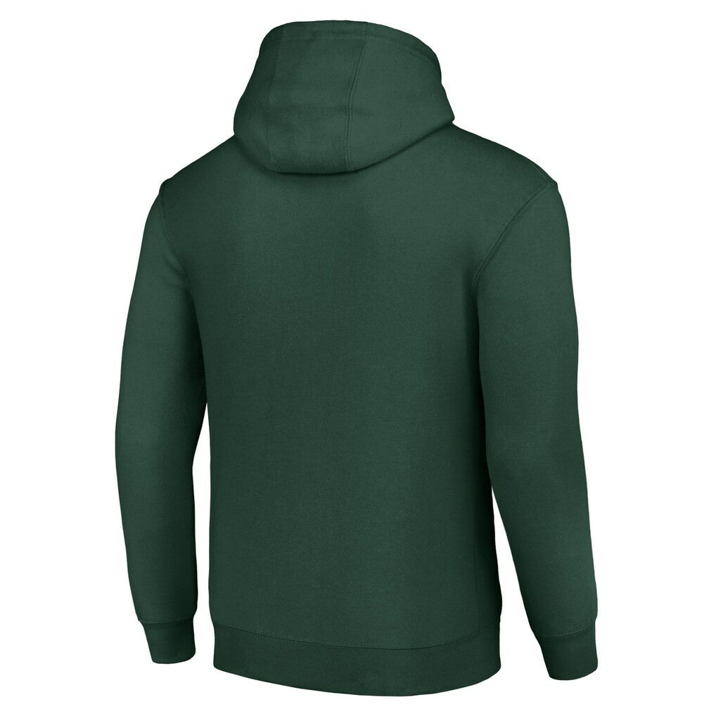 Green Bay Packers Starter Unisex Half Ball Team Fleece Pullover Hoodie Green | NFL