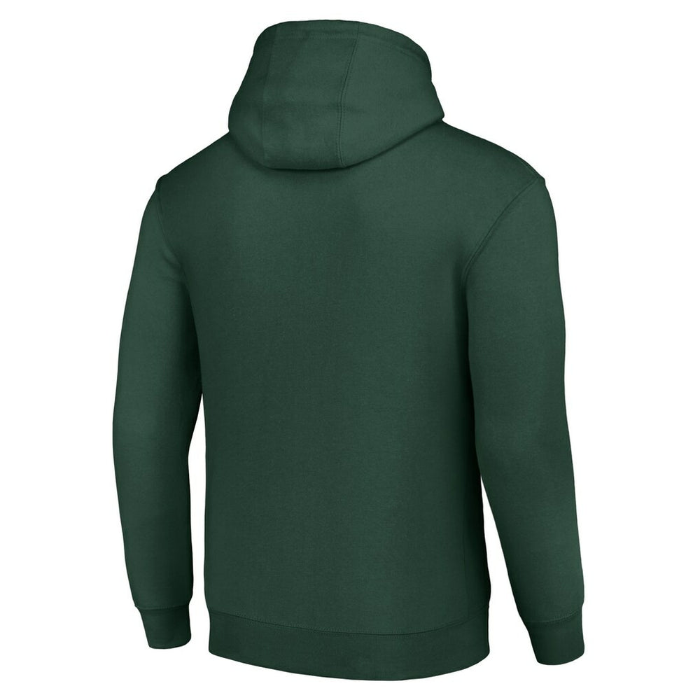 Green Bay Packers Starter Unisex Half Ball Team Fleece Pullover Hoodie Green | NFL