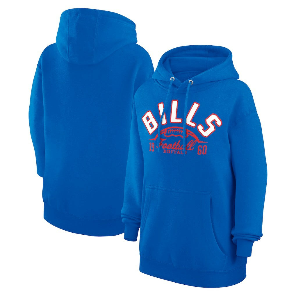 Buffalo Bills Starter Unisex Half Ball Team Fleece Pullover Hoodie Royal | NFL