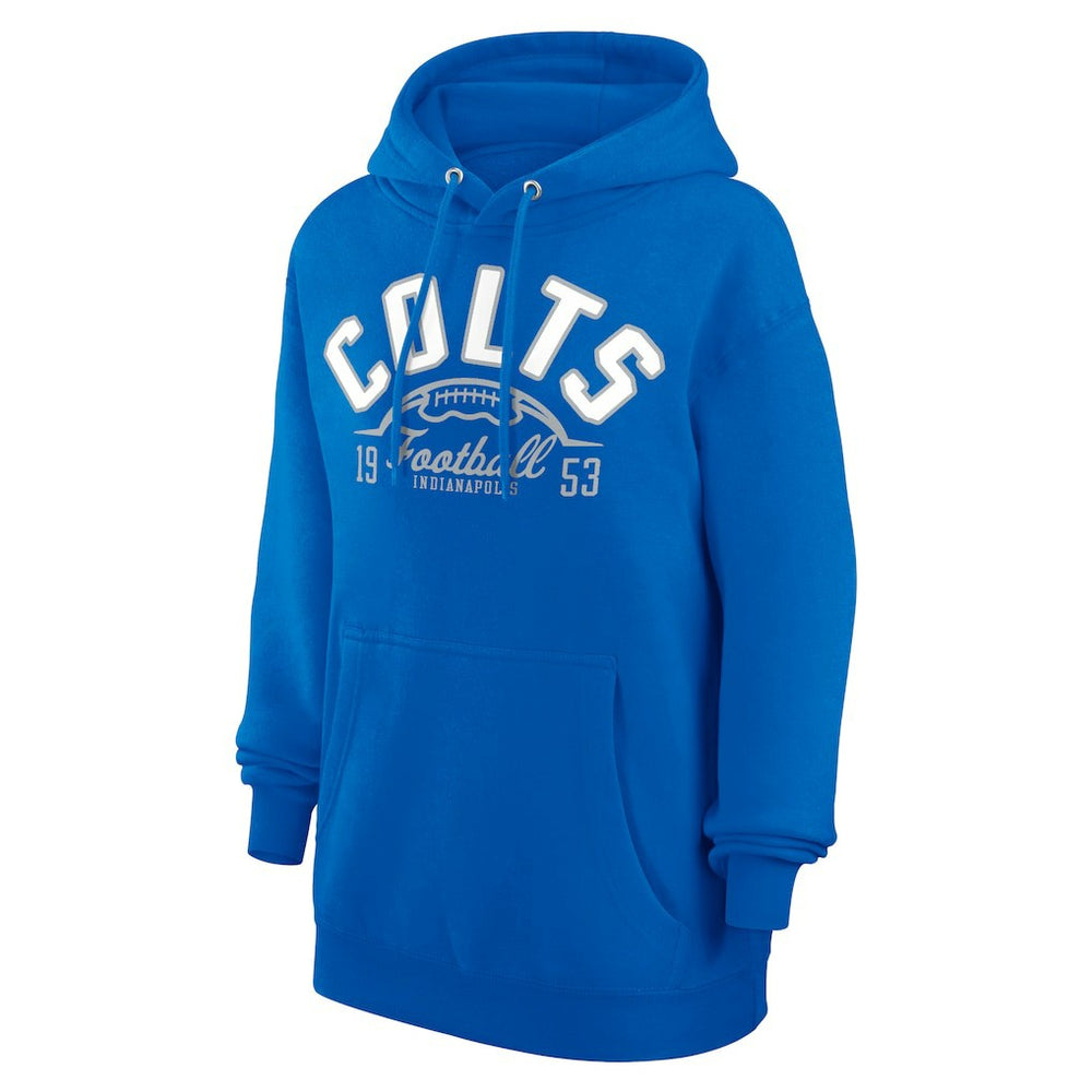Indianapolis Colts Starter Unisex Half Ball Team Fleece Pullover Hoodie Royal | NFL