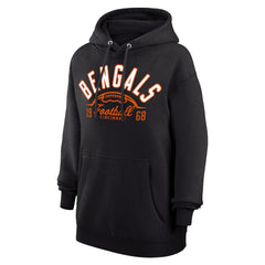 Cincinnati Bengals Starter Unisex Half Ball Team Fleece Pullover Hoodie Black | NFL