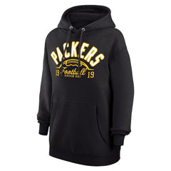 Green Bay Packers Starter Unisex Half Ball Team Fleece Pullover Hoodie Black | NFL