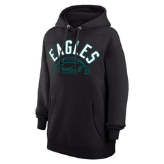 Philadelphia Eagles Starter Unisex Half Ball Team Fleece Pullover Hoodie Black | NFL