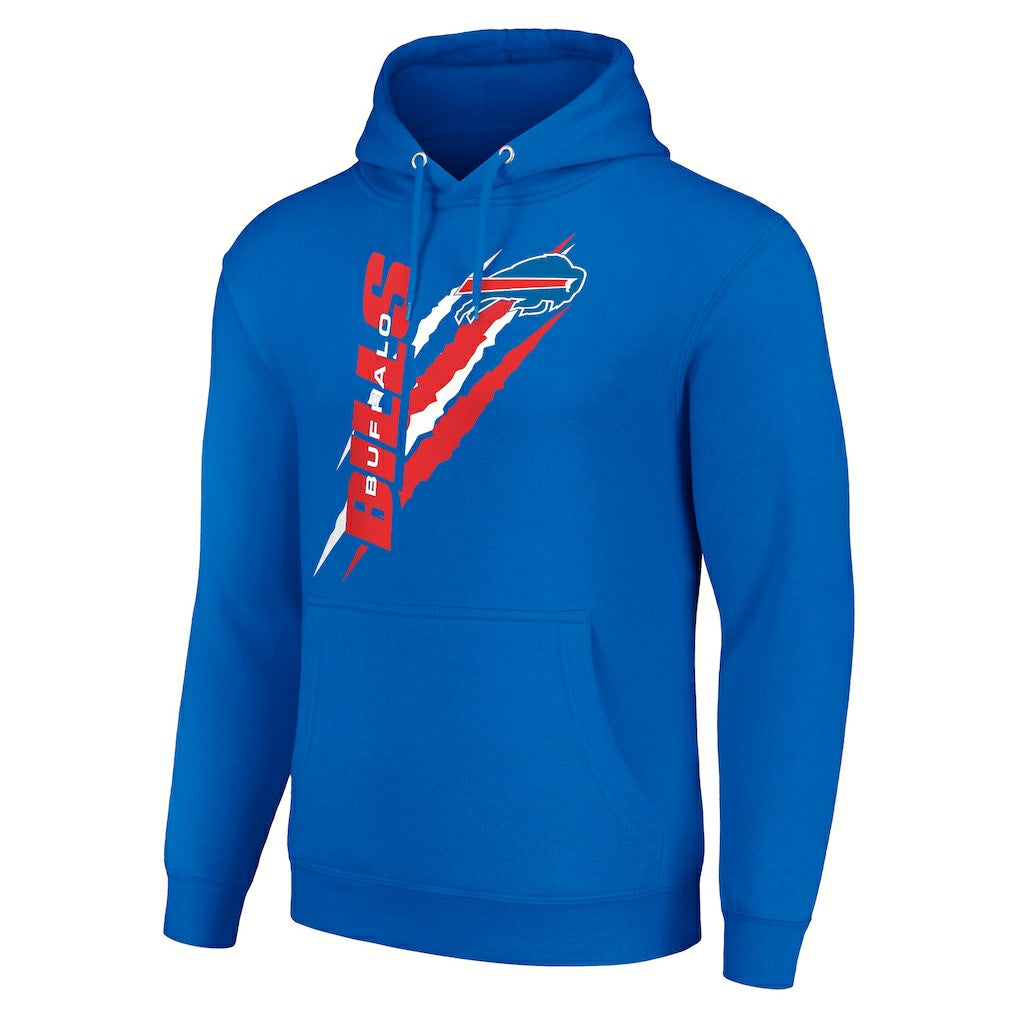 Buffalo Bills Starter Unisex Color Scratch Fleece Pullover Hoodie Royal | NFL