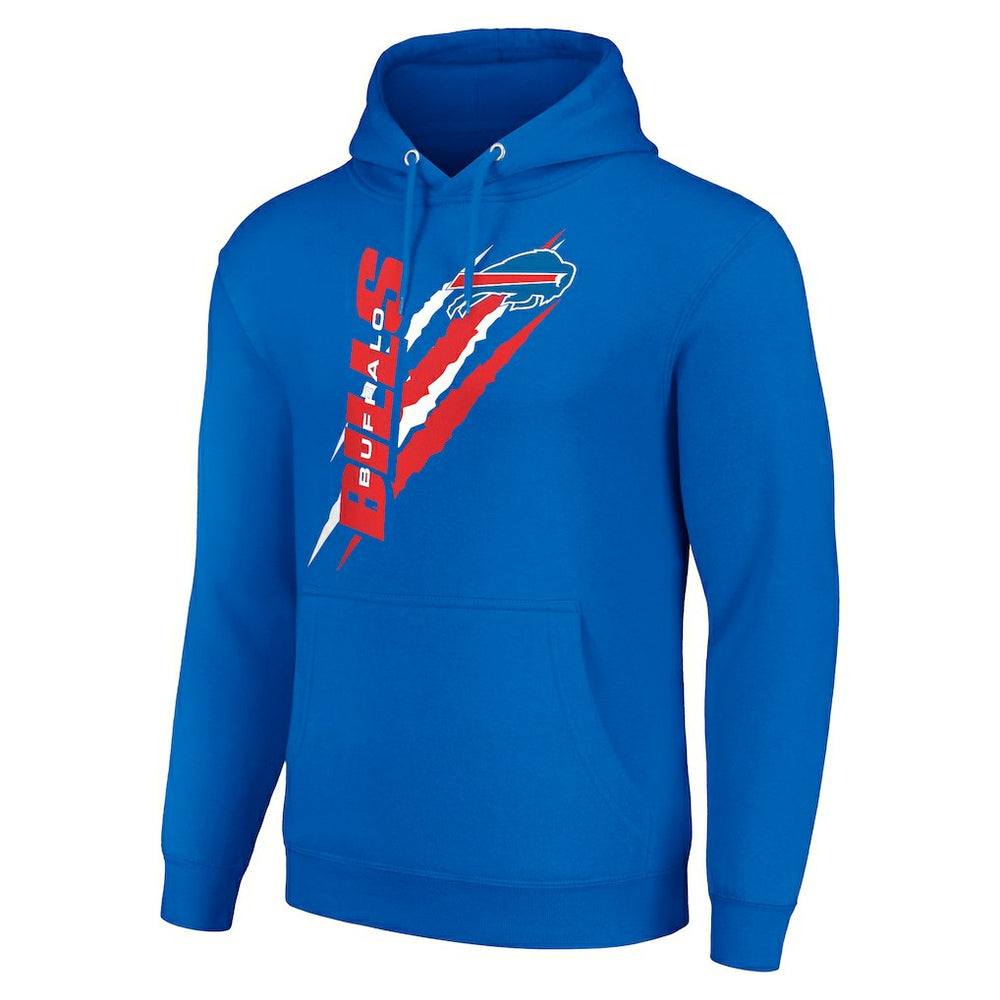 Buffalo Bills Starter Unisex Color Scratch Fleece Pullover Hoodie Royal | NFL