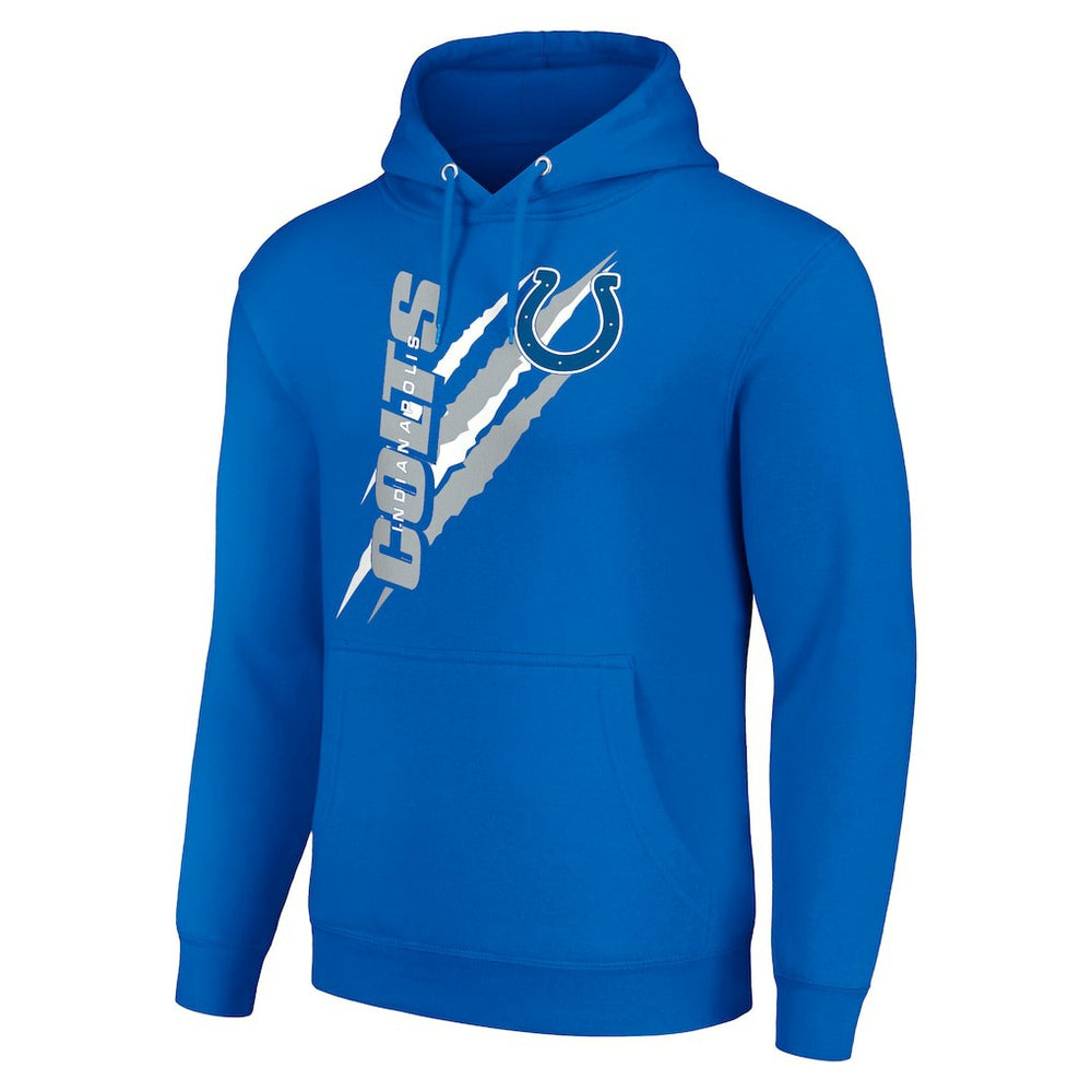 Indianapolis Colts Starter Unisex Color Scratch Fleece Pullover Hoodie Royal | NFL
