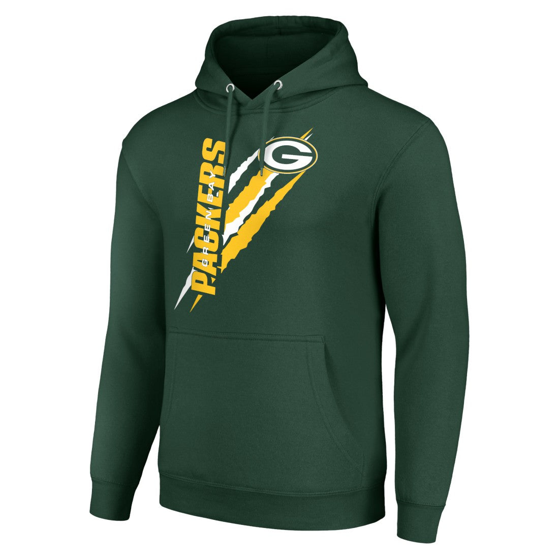 Green Bay Packers Starter Unisex Color Scratch Fleece Pullover Hoodie Green | NFL