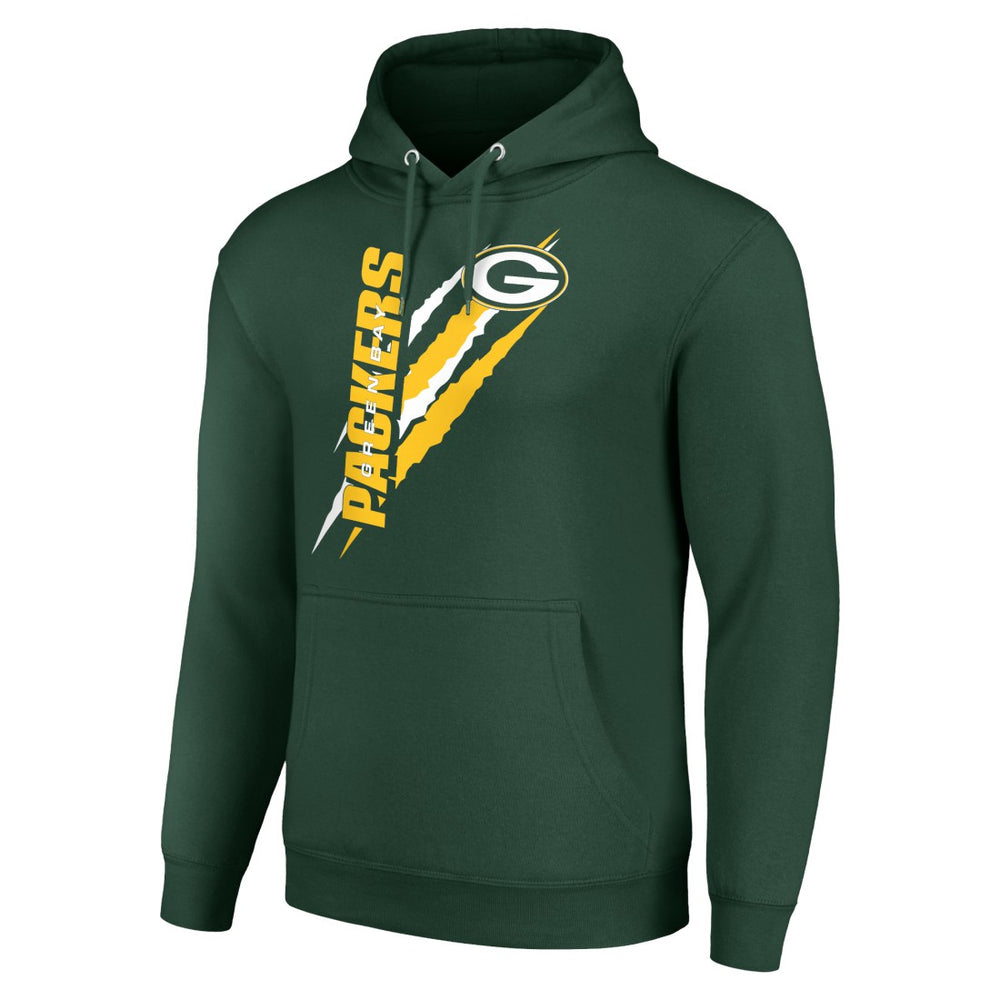 Green Bay Packers Starter Unisex Color Scratch Fleece Pullover Hoodie Green | NFL