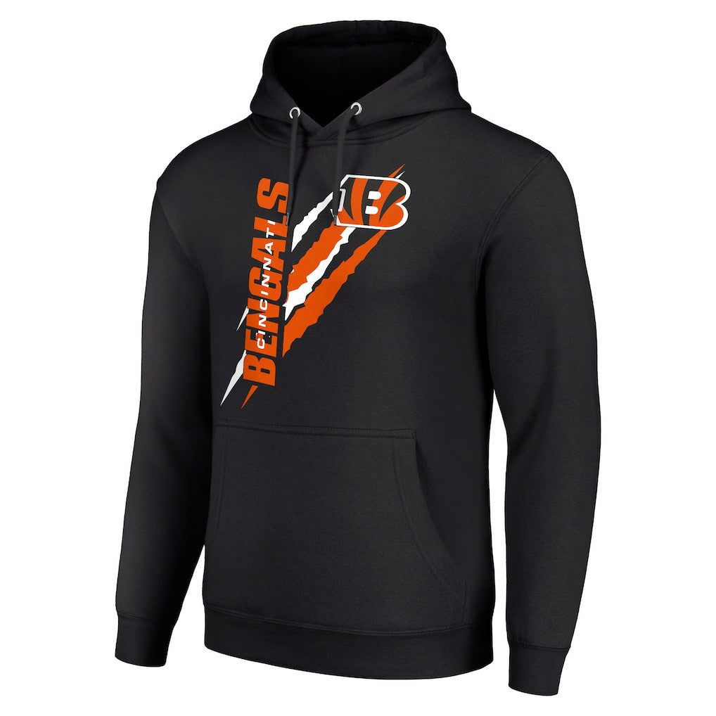 Cincinnati Bengals Starter Unisex Color Scratch Fleece Pullover Hoodie Black | NFL