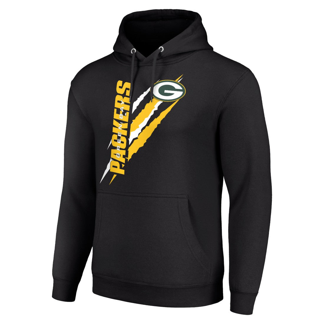 Green Bay Packers Starter Unisex Color Scratch Fleece Pullover Hoodie Black | NFL