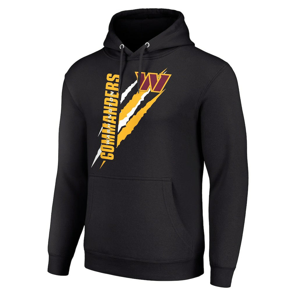 Washington Commanders Starter Unisex Color Scratch Fleece Pullover Hoodie Black | NFL