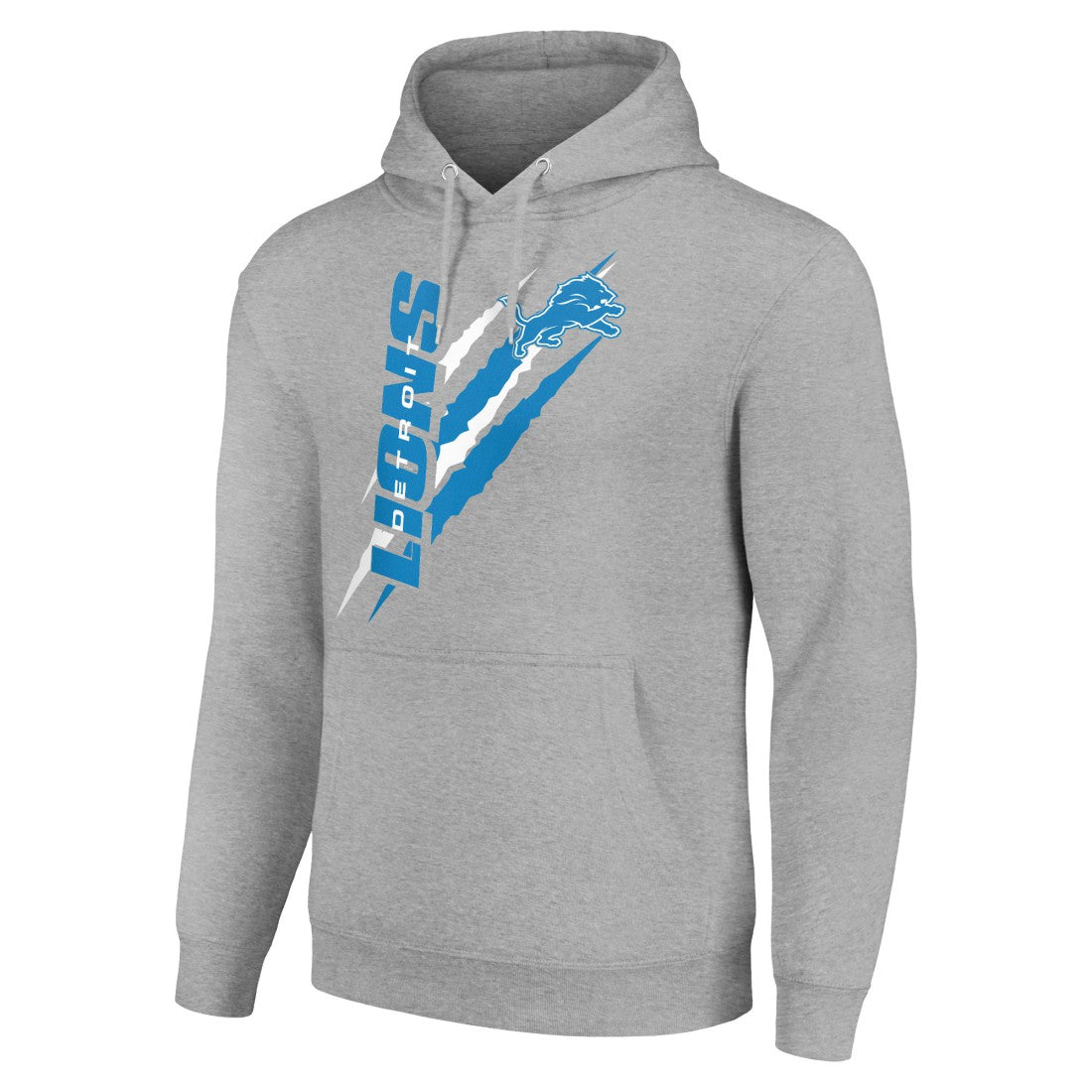 Detroit Lions Starter Unisex Color Scratch Fleece Pullover Hoodie Heather Gray | NFL