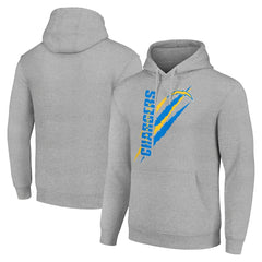 Los Angeles Chargers Starter Unisex Color Scratch Fleece Pullover Hoodie Heather Gray | NFL