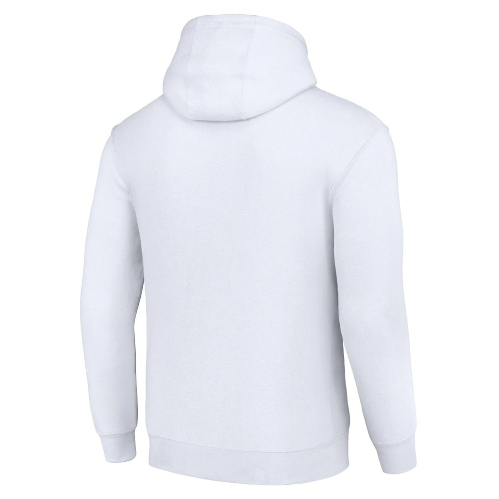 Kansas City Chiefs Starter Unisex Color Scratch Fleece Pullover Hoodie White | NFL