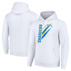 Los Angeles Chargers Starter Unisex Color Scratch Fleece Pullover Hoodie White | NFL