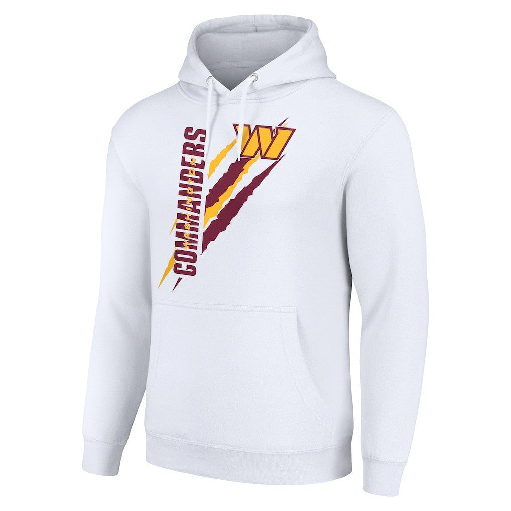 Washington Commanders Starter Unisex Color Scratch Fleece Pullover Hoodie White | NFL