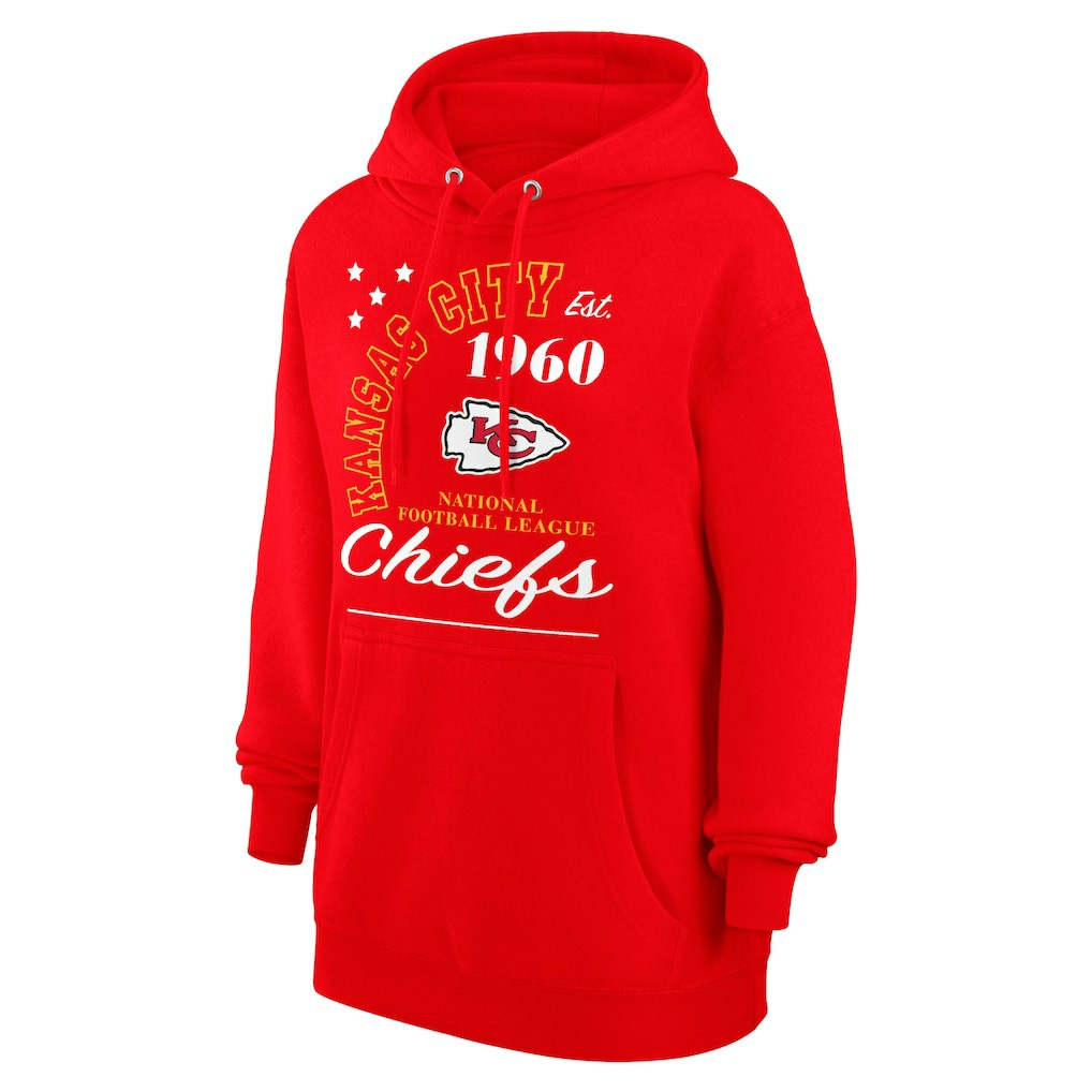 Kansas City Chiefs Starter Unisex Arch Team Fleece Pullover Hoodie Red | NFL