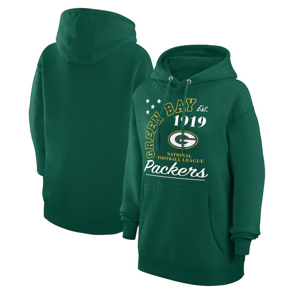 Green Bay Packers Starter Unisex Arch Team Fleece Pullover Hoodie Green | NFL