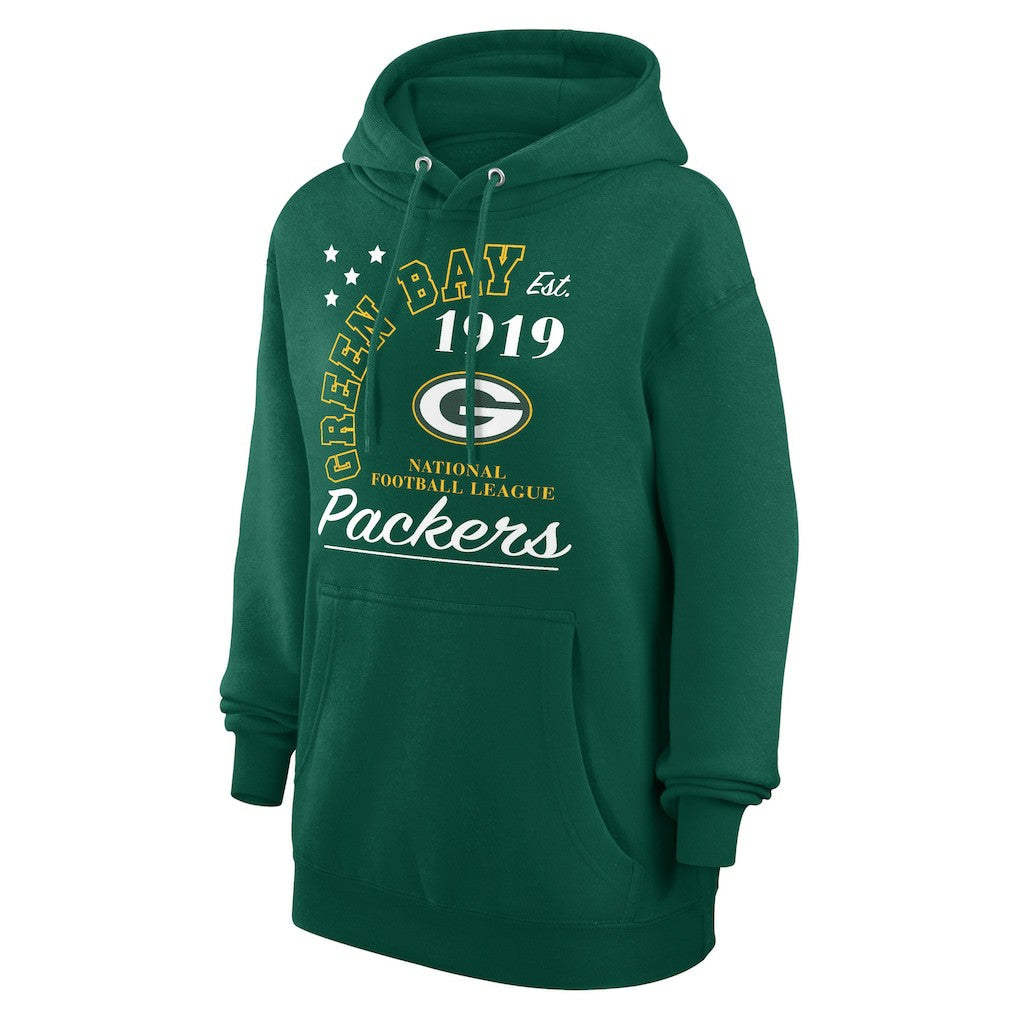 Green Bay Packers Starter Unisex Arch Team Fleece Pullover Hoodie Green | NFL