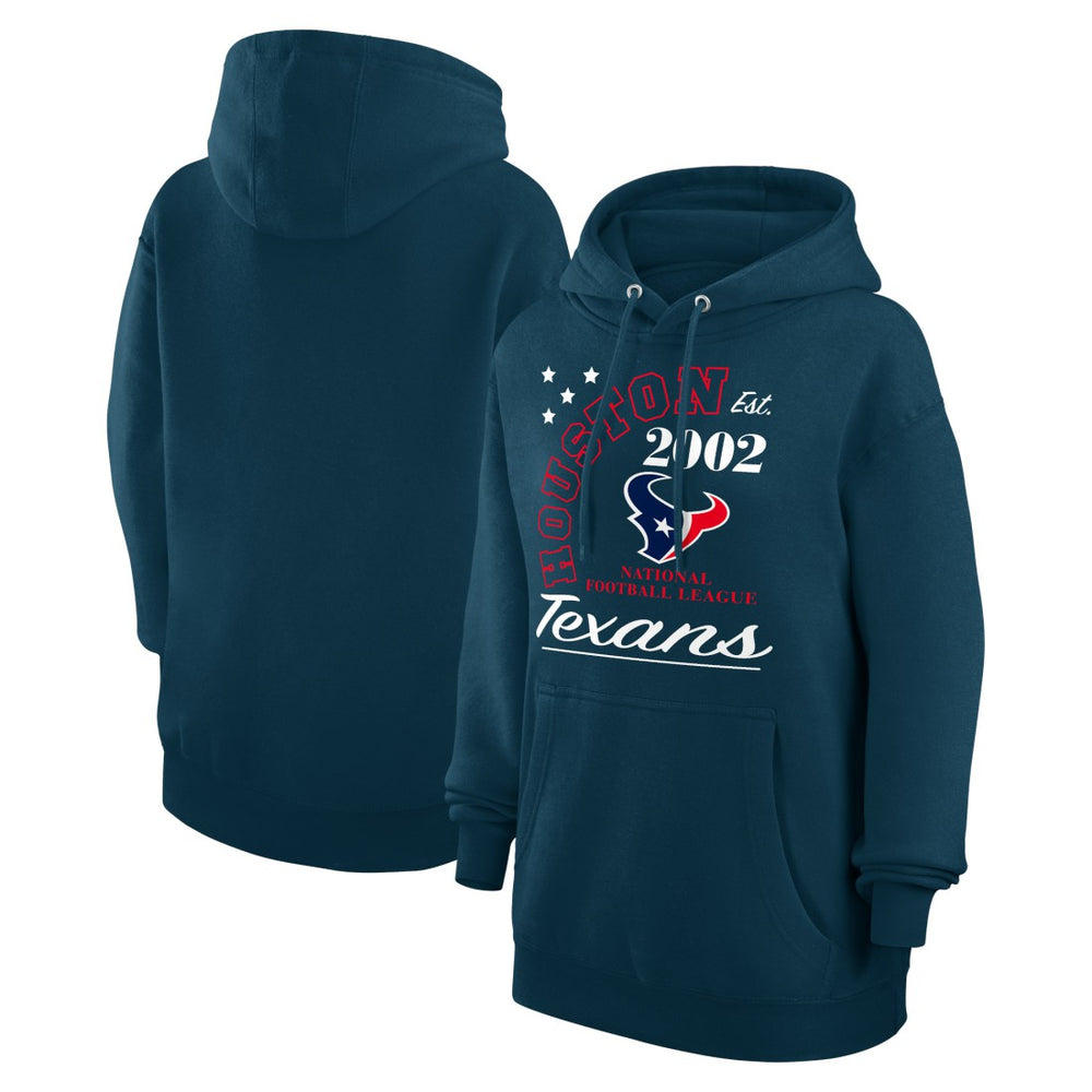 Houston Texans Starter Unisex Arch Team Fleece Pullover Hoodie Navy | NFL