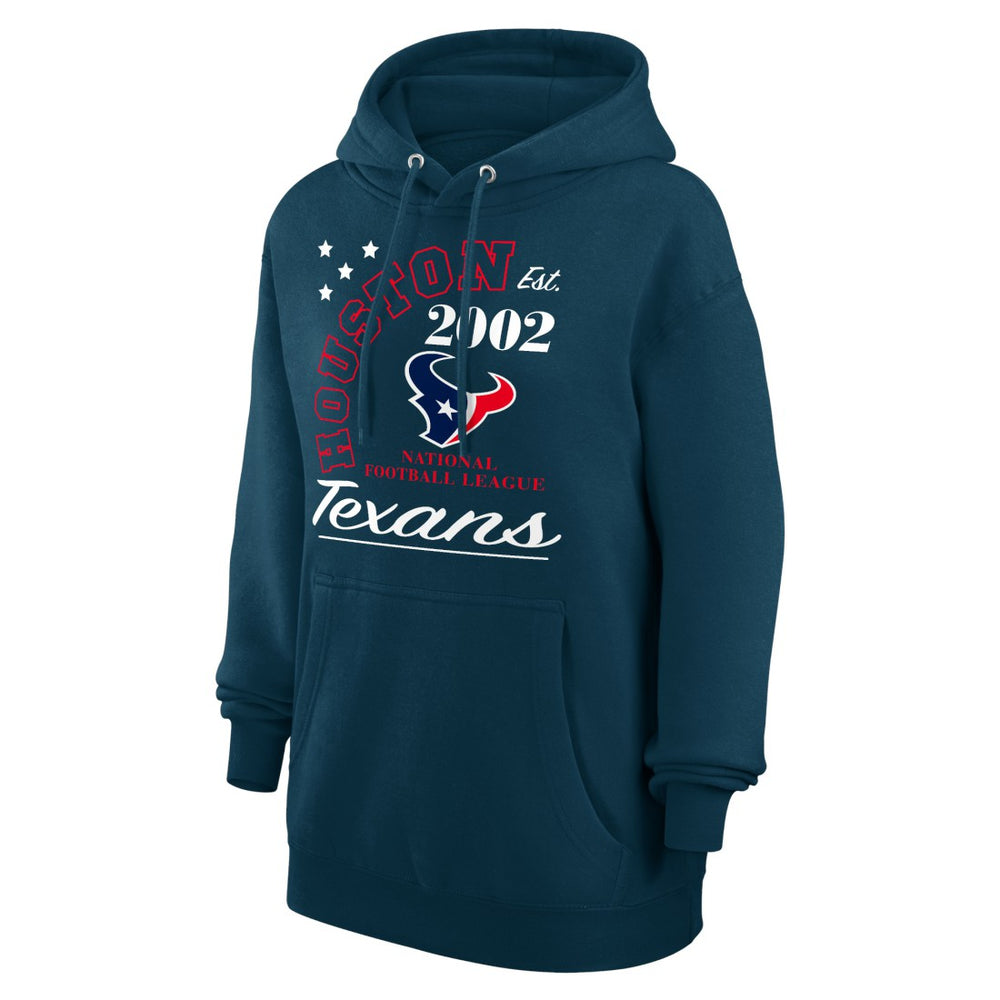 Houston Texans Starter Unisex Arch Team Fleece Pullover Hoodie Navy | NFL