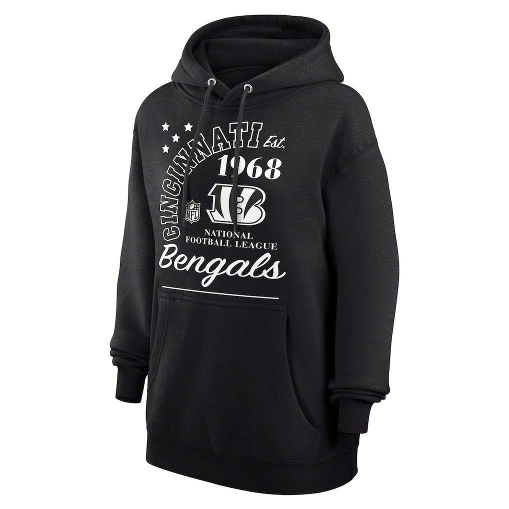 Cincinnati Bengals Starter Unisex Arch Team Fleece Pullover Hoodie Black | NFL