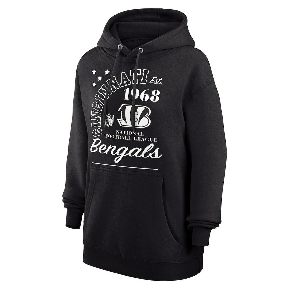 Cincinnati Bengals Starter Unisex Arch Team Fleece Pullover Hoodie Black | NFL