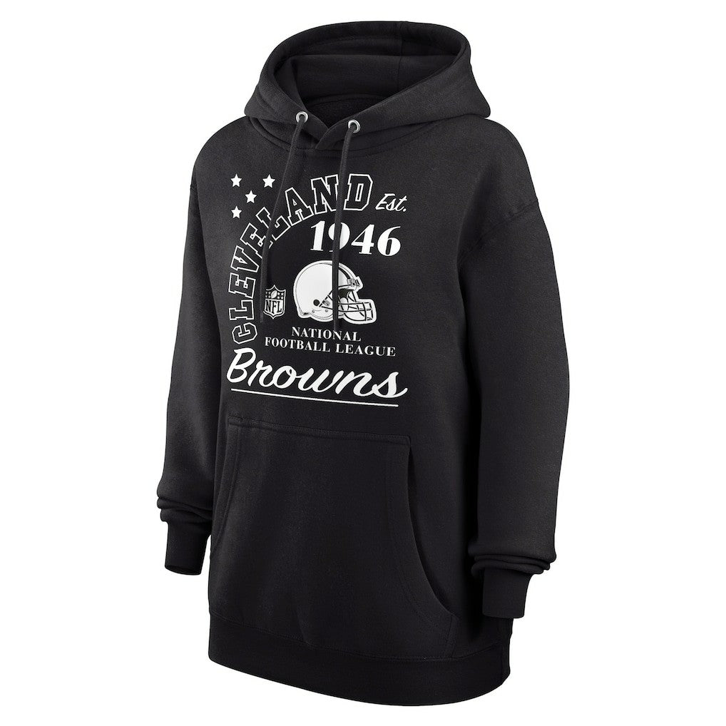 Cleveland Browns Starter Unisex Arch Team Fleece Pullover Hoodie Black | NFL