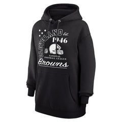 Cleveland Browns Starter Unisex Arch Team Fleece Pullover Hoodie Black | NFL