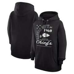 Kansas City Chiefs Starter Unisex Arch Team Fleece Pullover Hoodie Black | NFL